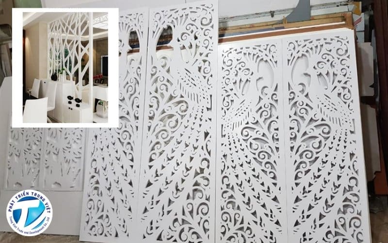 In/ cắt CNC formex trang trí nội thất